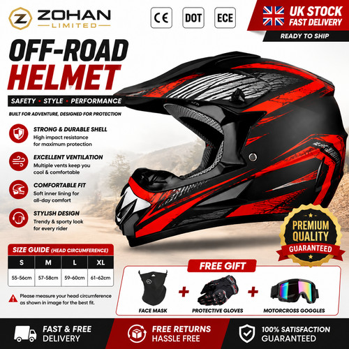 Youth kids motocross helmet - youth, mx