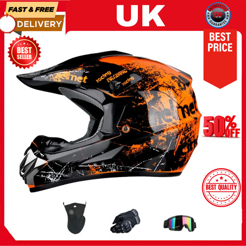 Youth kids motocross helmet - youth,